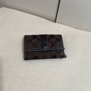 Coach Brown and Black Wallet